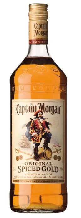 Rhum CAPTAIN MORGAN Spiced Gold  - 1L