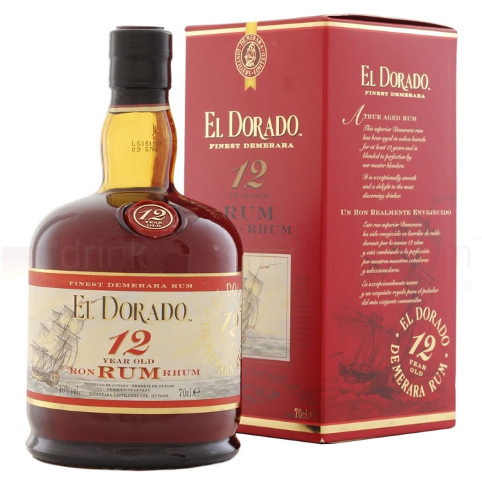 Rhum El Dorado 12 yo-70CL