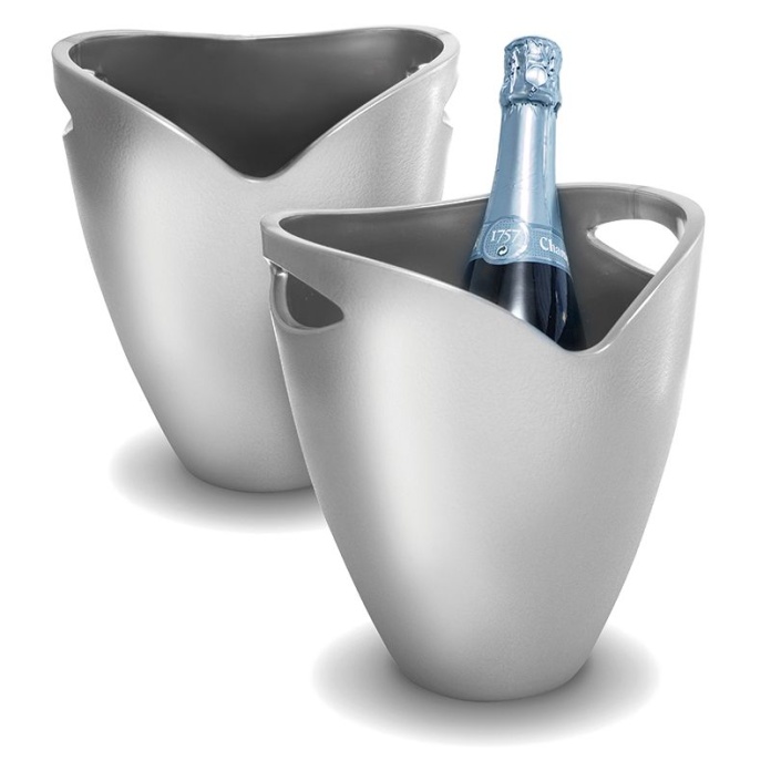 ICE BUCKET Silver - Seau couleur argenté