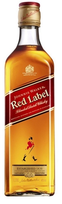 Whisky JOHNNIE WALKER Red Label - 1L