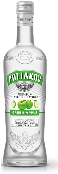 Vodka POLIAKOV Green Appel - 70cl