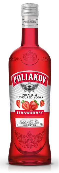 Vodka POLIAKOV Strawberry - 70cl