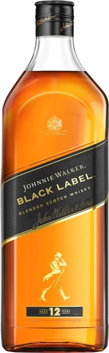 Whisky JOHNNIE WALKER Black Label - 1,75L