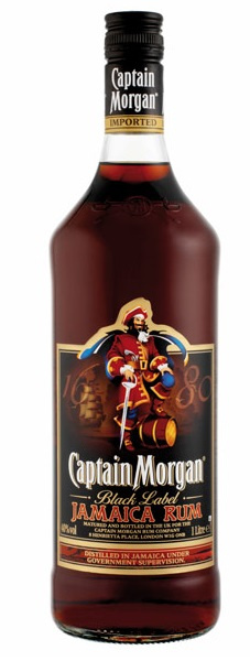Rhum CAPTAIN MORGAN Black - 1L