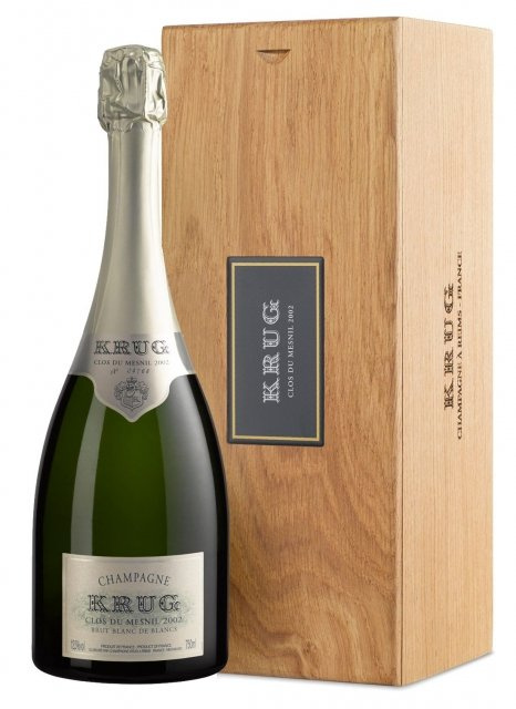 Krug Clos du Mesnil Wooden Case 2002 - 75CL