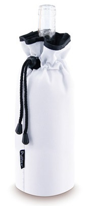 CHAMPAGNE/WINE COOLER BAG White - Sac refroidisseur blanc