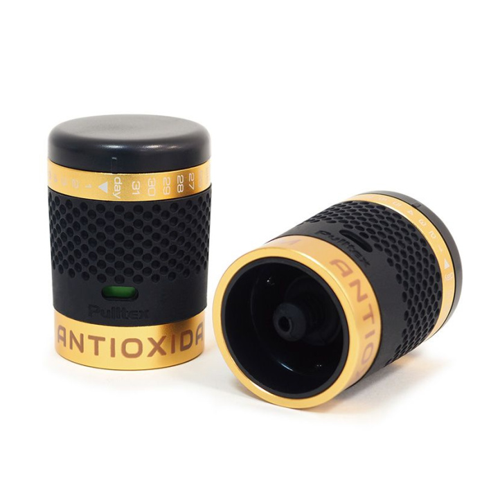 ANTIOX CHAMPAGNE - Bouchon à champagne silicone noir