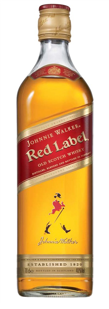 Whisky JOHNNIE WALKER Red Label - 1L