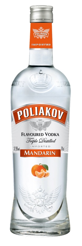 Vodka POLIAKOV Mandarin - 70cl