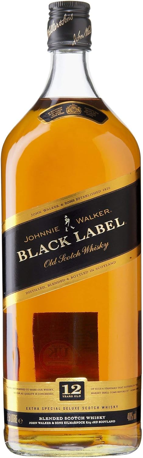 Whisky JOHNNIE WALKER BLACK 1,5L