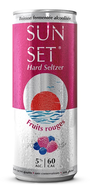 SUNSET FRUITS ROUGES pack 24 canettes - 24CL