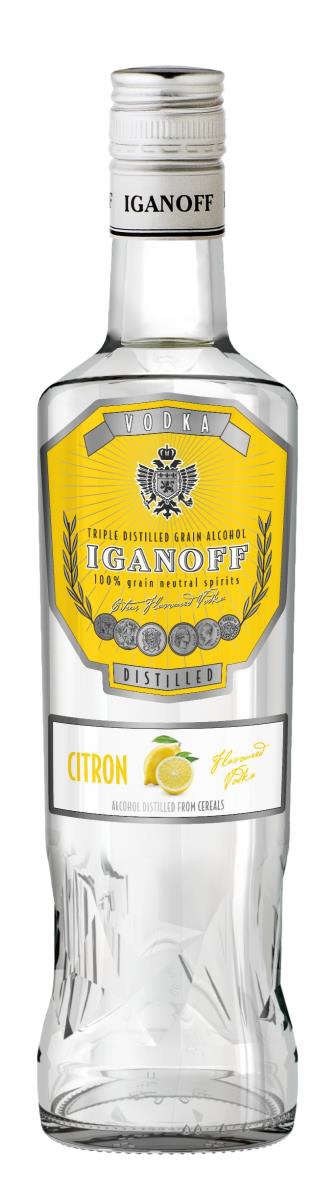 Vodka IGANOFF Citron  - 70cl