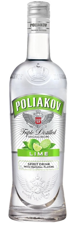 Vodka  POLIAKOV Citron Vert- 70cl