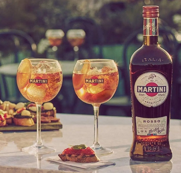 Apéritif MARTINI Rosso - 1L +2verres Offerts